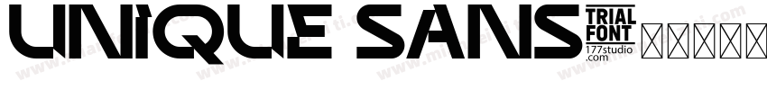 unique sans字体转换